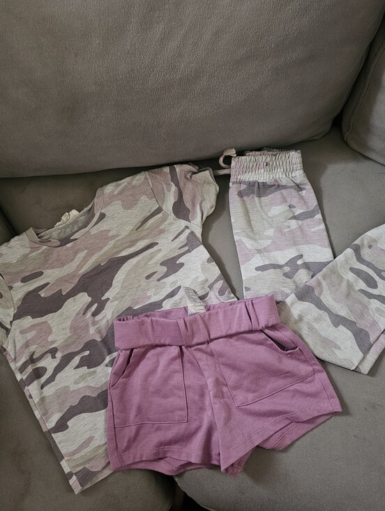 Jessica Simpson Other - Jessica Simpson Pink Camo Kids Matching 3 Pc Set